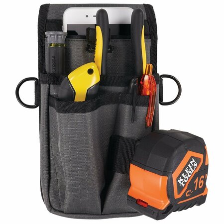Ergodyne Belt, Tool Pouch with Device Holster, Gray, Polyester 13669